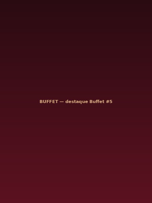Ilha de buffet sendo servida pela equipe